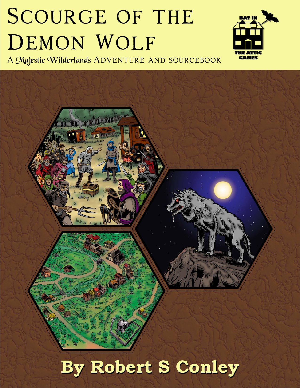 cover of scouge of the demon wolf